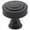 Flat Black, variant on Emtek 86463 Glendon 1-1/4" Mushroom Cabinet Knob From The Transitional Heritage Collection