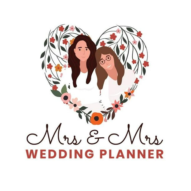 Mrs And Mrs Wedding Planner Same Sex Wedding Planning Book For Lesbian 