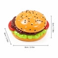 thumbnail image 2 of Cheeseburger Form Novelty Decor, Desk Decor, Cute Home Decor, Kitchen Countertop Decor, Kitchen Decorations, Home Decor Kitchen, Kitchen Sets for Home Decorations, Small Storage,, 2 of 8