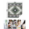 thumbnail image 4 of Sagge Green Boho Cloth Napkins Set of 4 Reusable Dinner Napkins, Country Southwest Aztec Geometric Cocktail Napkin Washable Table Napkins for Wedding/Holiday Party/Baby Shower 20"x20", 4 of 7