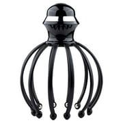 Angle View: Electric Scalp Head Massager Scalp Massager Tool Cordless Head Massager Hair Black
