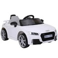 thumbnail image 4 of Topbuy White 12 V Audi TT RS Powered Ride-On with Remote Control, 4 of 5