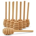 thumbnail image 3 of Wooden Honey Dippers 4", Pack of 12 Honey Dipper Sticks for Party Favors, Décor, and Food Boards, by Woodpeckers, 3 of 8