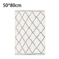 thumbnail image 2 of Advancent Alfombras a rayas Patrón similar a la Cachemira Manta de noche decorativa grande Alfombra antideslizante simple Dormitorio Decoración para el Decoración del hogar  tipo 1 50*80 cm Advancent HA071829-02, 2 of 6