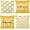 Yellow, variant on Farmhouse Pillow Covers 18x18 Set of 4 Throw Pillow Covers Rustic Linen Decorative Pillows Square Cushion Covers for Couch Sofa Bedroom Home Decor