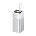 thumbnail image 1 of Inteprter Carcasa de energía móvil de gran capacidad para carga rápida Fuente de luz de doble cable incluida Fácil de transportar Baterías de general Blanco, 1 of 6