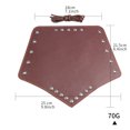 thumbnail image 4 of 2pcs Cuero Guantelete Unisex Brazo Guardia Medieval Brazal De Vestuario Accesorios Marrón Sunnimix Guardia de brazo pulsera marrón, 4 of 8