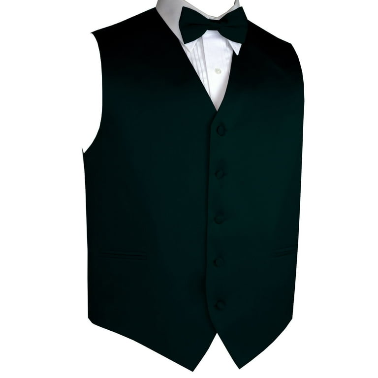 Hunter green shop tuxedo vest
