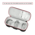 thumbnail image 2 of RLSOCO Case for JBL FLIP 6/FLIP 5/FLIP 4/FLIP Essential 2/FLIP Essential Waterproof Portable Bluetooth Speaker & JBL Tuner 2 Portable DAB DAB+ FM Radio - Black (Case Only), 2 of 7