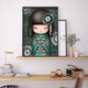 thumbnail image 5 of Cuadros Decorativos Pintura de diamantes Muñeca Kokeshi Cuadro de diamantes de imitación redondo completo 30x40cm (w530) Likrtyny  embutido en tela, 5 of 9
