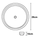 thumbnail image 5 of Lampara Cityluz De Techo Plafon Caracol Luz Blanca, 5 of 5