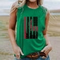 thumbnail image 2 of Independence Day Tank Tops for Women， Summer Womens 4Th of July Sleeveless Shirts American Flag Printed Camisole Retro Patriotic T-Shirts Workout Going Out Tunics Outfits, 2 of 4