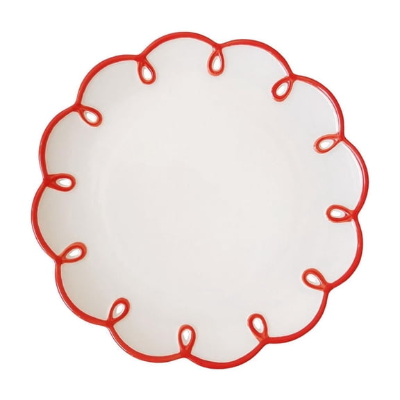 Dessert Plate Ceramic Pastry Platter Scratch Resistant Korean Style for Home Party Decor Serving