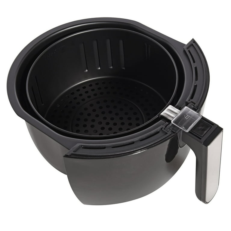 Vebreda Air Fryer 4.5 Quart with Dishwasher Safe Basket, 1200W, Black 
