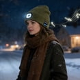 thumbnail image 2 of Gorros de punto con música inalámbrica y luces LED para deportes al aire libre. Gorros funcionales perfectos para deportes y aventuras al aire libre., 2 of 2