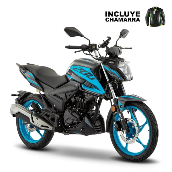 Motocicleta Urbana ITALIKA 200Z AZUL GPS