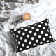 thumbnail image 5 of Fotbe Black and White Polka Dot Funda de Almohada Decorativa Estilo Occidental, Lujo en Algodón, Fundas para Almohadas King, Cojín Estampado para Decoración del Hogar-20"x30", 5 of 6