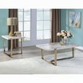 thumbnail image 2 of Elegant White and Champagne Coffee Table: Versatile & Decorative, 2 of 5