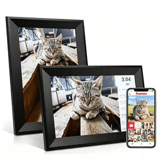Nixplay W08F Lola Smart Digital Picture Frame 8 Inch, Pomegranate