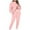 Pink, variant on BLTIBY Women 2 Piece Outfits Sweatsuit Crop Sweatshirt SweatPants Drawstring Lounge Matching Sweat Set 2025 Winter Trendy Clothes Pink XL
