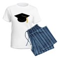 thumbnail image 5 of CafePress - Black Graduation Cap Women's Light Pajamas - Women's Short Sleeve Print T-Shirt and Pants Light Cotton Pajama Set, 5 of 7