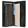 thumbnail image 6 of Genuine Eel Skin Leather Checkbook Cover Credit Card Holder ID Window E 154, 6 of 7
