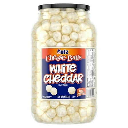 Utz White Cheddar Cheeseball Barrel 15.5oz