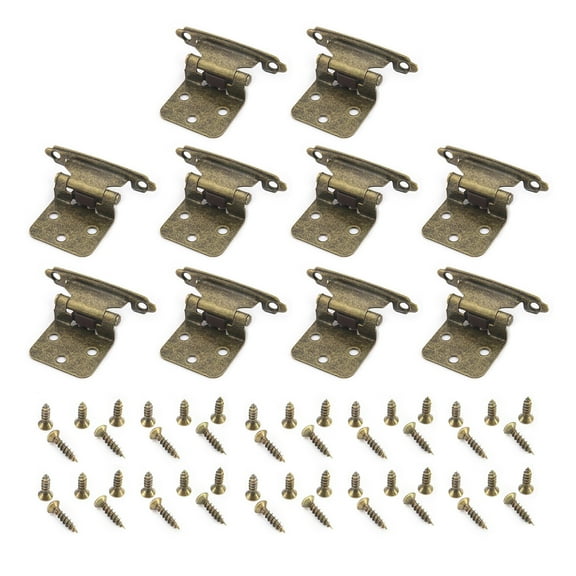 10Pcs Antique Closing Hinges Heavy Duty Door Cupboard Hinges Kitchen Cabinet Door Hinges Hardware Enduring
