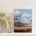 thumbnail image 2 of Dramatic Cloudy Desert Oil Canvas Print, Wall Art for Living Room, Bedroom, Office, Hallway, Dining Room Decor, 2 of 8