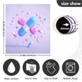 thumbnail image 3 of Dishwasher Sticker Dishwasher Cover Magnet Refrigerator Home Decorative Art Kitchen Panel Decal Colorful Pills 23x26 Inch, 3 of 6