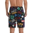 thumbnail image 2 of Balery Basketball Men's Cotton Knit Pajama Shorts Waistband & Pockets,Short Pajama Pants-X-Large, 2 of 8