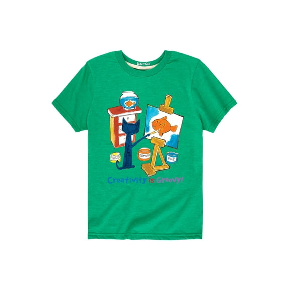 Pete The Cat - Creativity - Toddler Short Sleeve Graphic T-Shirt