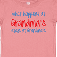 thumbnail image 4 of Inktastic What Happens at Grandma's Boys or Girls Baby T-Shirt, 4 of 5