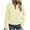 Beige, variant on Heisall Ladies Long Sleeve Hoodless Pocket Zipper Solid Color Jacket