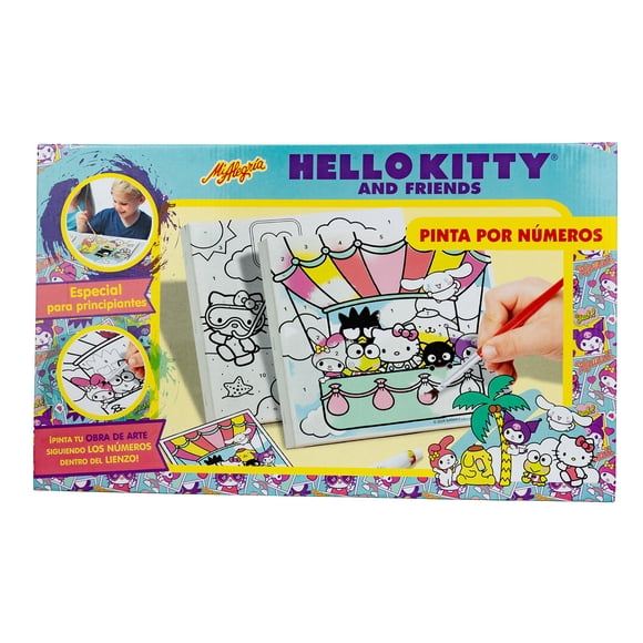 Set Pinta por números Hello Kitty y Amigos Mi Alegría