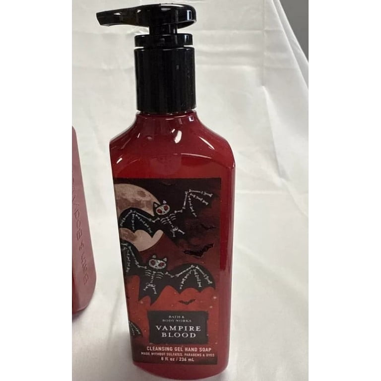 Bath and Body Works Vampire Blood Cleansing Gel Hand Soap 8 Fl Oz
