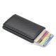 thumbnail image 4 of ZHAOCHENG Cartera con protección RFID y NFC de carbono para 6 tarjetas, color negro, talla única, 4 of 5