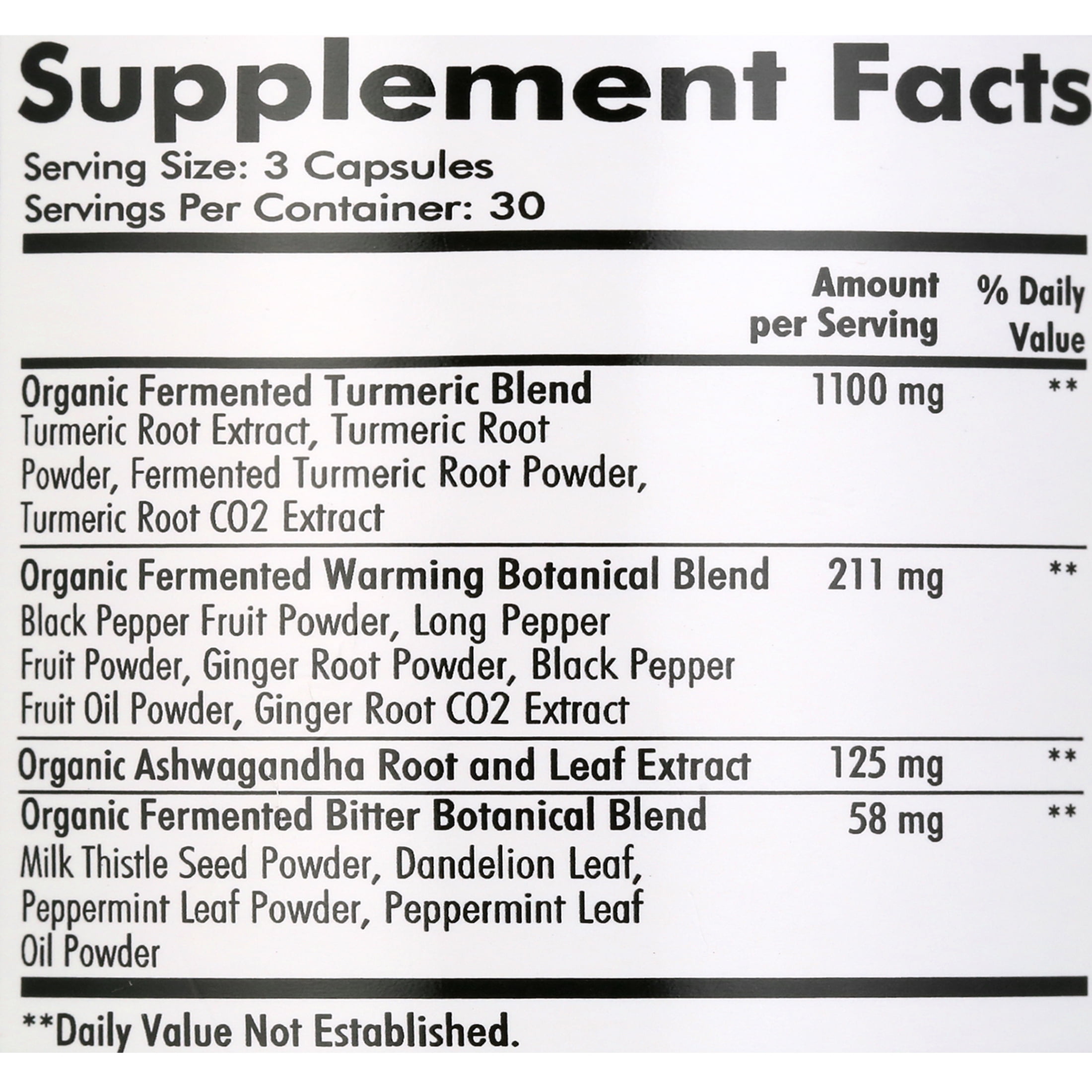Santo Remedio Turmeric Supplement for Joint Health, 1650 mg, 90 Capsules