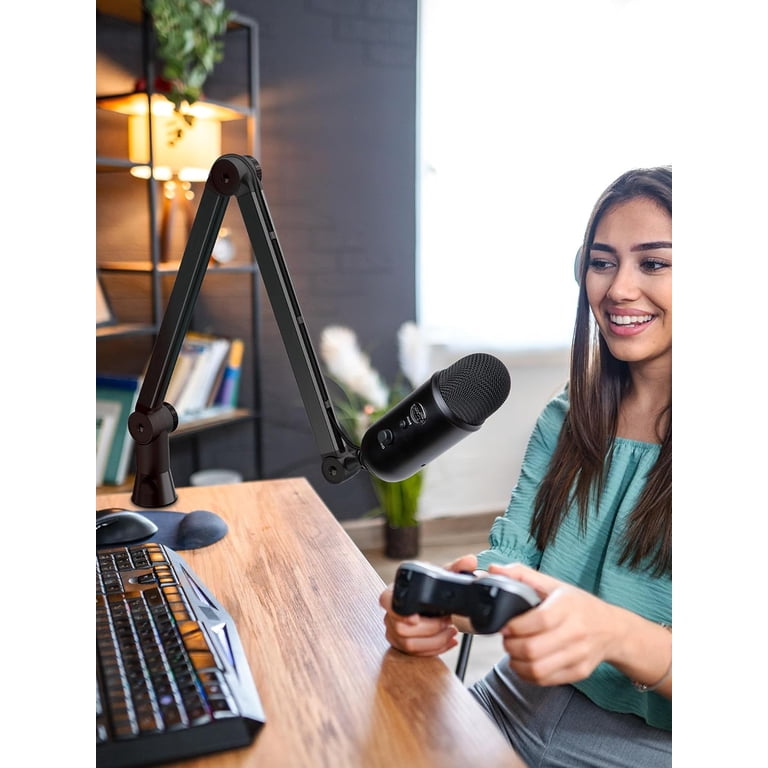 SUNMON Blue Yeti Microphone Boom Arm, Heavy Duty, 15-inch, 360
