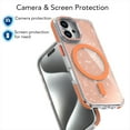thumbnail image 5 of CCSmall for Apple iPhone 16 Plus Case Clear Bling with Camera Lens Ring Stand, [Crystal Anti-Yellowing] Compatible with MagSafe Girls Women Cute Sparkle Case Cover for iPhone 16 Plus XCS Clear, 5 of 7