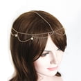 thumbnail image 2 of Cinta de cabeza BLESIY Mujeres Encantadoras Capas de Imitación Diadema Accesorios para El Cabello, 2 of 6