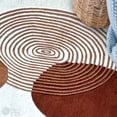thumbnail image 6 of Teppich Homes Geometric Luxury Under Your feet Contemporary Tufted White Geometric Area Rug, 8 x 10, Quick Dry, 1 Count, 6 of 7