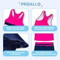 thumbnail image 2 of PROALLO Girls Bathing Suits Two-Piece Swimsuit with Boyshorts Vest-Style Tankini(10-11T Yellow), 2 of 4