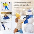 thumbnail image 7 of Vbiger Kids Ski Snow Gloves Boys Girls Warm Winter Gloves Kids Waterproof Windproof Thermal Fleece Anti Slip Mittens with Grip for Skiing Sledding Cycling & Snowboarding -Blue, L, 7 of 7