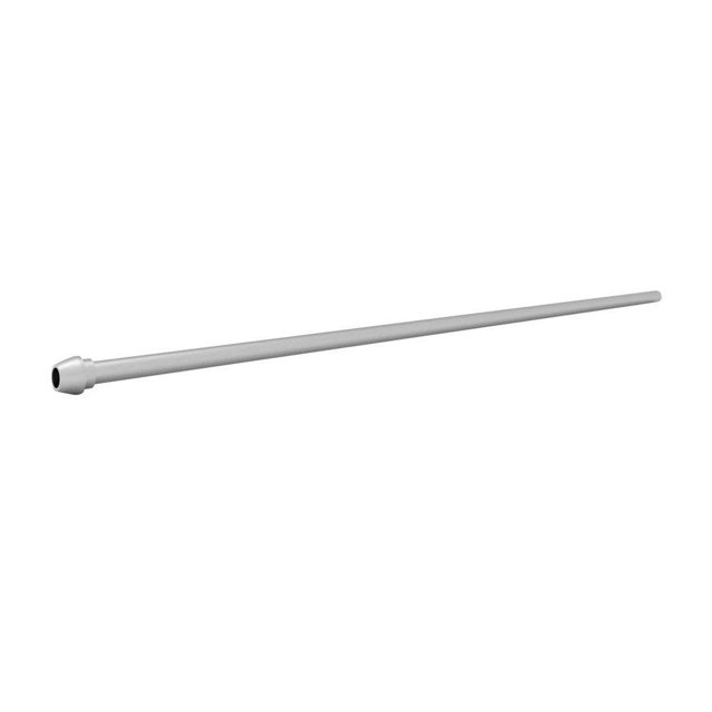 Brasstech 432/15S 3/8-Inch O.D. by 20-Inch Bullnose Rigid Supply Tube, Satin Nickel