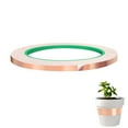 thumbnail image 2 of 1 Roll Copper Foil Tape, Conductive Copper Foil Tape Conductive Soldering Tape for Electrical Repairing, DIY Crafts, Garden, Guitar Interference Shield, Duct Wrapped 5mmx20m, 2 of 9