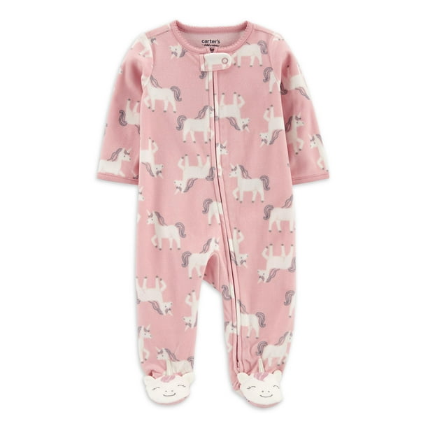 Carter's Child of Mine Baby Girls Sleep and Play, One-Piece, Sizes ...