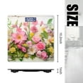 thumbnail image 2 of Bathroom Scale, Highly Accurate Digital Body Scale,Precisely Measures Weight up to 400 lbs-Colorful Spring Flowers In Pink And Yellow On Wooden Background, 2 of 4