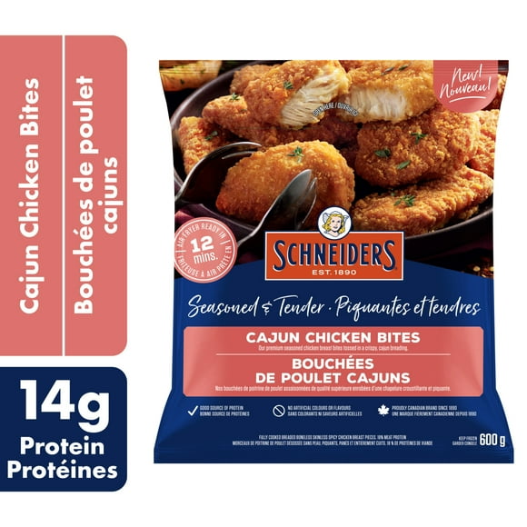 Schneiders Cajun Chicken Bites, 600 g