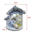 thumbnail image 3 of Set de Natividad Estatuilla Religiosa Decorativa de Resina Artesanal Macarena Estatuilla de la escena de la natividad, 3 of 8